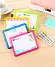 Paper Moon Cute Mini Write and Erase White board Writing Pad with Pen for kids, Set of 2 - Color May Vary