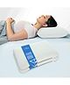 WELLGIVER Ergonomic Memory Foam Pillow for Neck Pain, White Colour, Pack of 2
