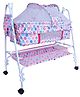 1st Step Baby Swing Bassinet with Removable Mosquito Net & Storage Basket Bassinet