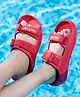 Hopits Brand Name Designed With Changeable Straps Water Proof Sandals - Red