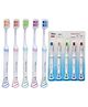 FunBlast Soft Bristles Tooth Brush with Tongue Cleaner  Pack of 5 Multicolor