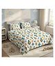 KIDS WONDERS Kids Print Flat Bedsheet in New Rocket print With 2 Pillow Covers