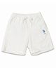 US Polo Assn Cotton Knit Above Knee Length Solid Shorts - White