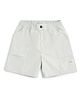 US Polo Assn Cotton Knit Above Knee Length Solid Shorts - White