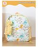 Rosada Dinosaur Printed Backpack for Kids With Matching Keychain hanging, Waterproof Trendy and Spacious Kids Backpack, Stylish Bag for Kids - Large(13 Inches)
