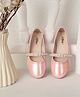 Toothless Pearls Embellished Ballerinas - Pink
