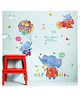 JAAMSO ROYALS Multicolor Winnie Pooh Nursery Kids Children Baby Effect Wall Sticker (50cm x 70cm)