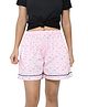 Funkrafts Cotton Polka Dots & Sunglasses Printed Shorts - Pink