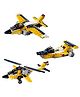Super Toy Kid 3in1 Aeroplane Helicopter Building Blocks Mind Game Architect Series Toy Birthday Gift for Boys & Girls Christmas Surprise,130 Piece