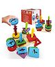 Kidology Wooden Geometric Shape Sorting & Stacking Toy