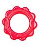 Adore Luscious Jumbo Water Filled EVA Teether- Big Ring Red