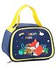 House of Quirk Insulated Reusable Lunch Bag Tote Bag For Three Layer Thick Fabric Women Lunch Bag For School Picnic Office Outdoor Gym (Dark Blue Dream More Fox), 3 Liters
