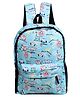 Happile Height 16.5 Inches Backpack owl design blue color (Apt for kids )-23 litre