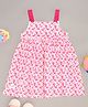 Pantaloons Baby Cotton Sleeveless Floral Printed Dress - Pink