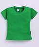 Nottie Planet Cotton Half Sleeves Solid Tee - Green