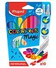 Maped Magic Felt Tip Sketch Pens Pack of 10 - Multicolor