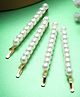 Vogue Hair Accessories Handmade Pearl Juda Hair Pins - White