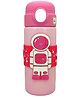 FunBlast Astronaut Theme Double Wall Insulated Water Bottle for Kids  Pink - 500 ml