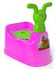Reliance PLAST Toilet Trainer Baby Potty Chair With Removable Bowl & Closing Lid Potty - DARK-PINK-GREEN