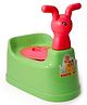 Reliance PLAST Toilet Trainer Baby Potty Chair With Removable Bowl & Closing Lid Potty - DARK-GREEN-RED