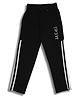 Sportking Cotton Sport Text Printed Track Pants - Black