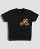 Sportking Cotton Half Sleeves Cement Truck Printed Tee - Black