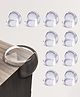 LuvLap Round Baby Corner Guards, 10 Pcs, Transparent, Pre-Taped, Thick Edge Protectors, BPA-Free, Non-Toxic Safety Set, transparent