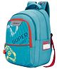 Genius Jumpstart School Backpack with 3 Compartment Blue  - Height 17 Inches