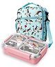 Little Surprise Box Princess Magic stainless Steel Kids Lunch Box with Lunch Bag - Mint Green