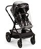 Nuna Demi Next Baby Stroller-Height Adjustable Parent Handle Bar-With Cup Holder-Wide Front Wheels-Black