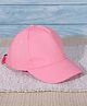 DukieKooky Cotton Solid Baseball Cap - Pink
