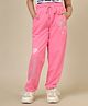Kidsville Mattel Featuring Barbie Silhoutte Glitter Printed Pajama  - Pink