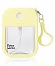 House of Quirk Plastic Portable Card Spray Bottle 38 ml Refillable Perfume Bottle With Hook Empty For Alcohol Hand Sanitizer Fragrance - Yellow