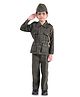 Itsmycostume Full Sleeves Netaji Subhash Chandra Bose Costume Set - Green