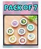 Ortis Reusable Mosquito Repellent Badge Pack of 7 - Multicolor