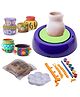ADKD Pottery Wheel Toy With Tools, Clay & Paints - Color May Vary