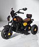JN Creations 6V Battery Operated Ride On Yamaha RX-100 Bike for Kids with Foot Accelerator & Brake (BLACK)