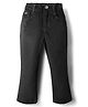 Noddy Solid Bell Bottom Boot Cut Pant - Black