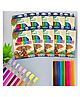 Birthday Popper 18 Colored Pencils as Birthday Return Gifts for Kids  Set of 10 Packs | Bold & Vibrant Shades | Party Favors, School Supplies, Art & Craft Kits