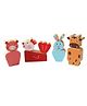 Shumee Farm Animal Twistees Pack of 4 - Multicolour