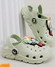 HOPPA SWEDEN Perforated Clogs With Baby Girl Charms - Mint