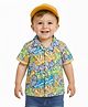 Babyoye 100% Cotton Knit Half Sleeves Shirt With Tropical Theme Print - Multicolour