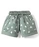 Enfance Core Hearts Printed Shorts - Green