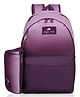 Echo Boomers Height 17 Inches Glossy Bird Backpack With Pouch - Lavender