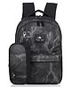 Echo Boomers Height 17 Inches Glossy Bird Backpack Durable, Comfortable and Stylish with Detachable Pouch -GREY