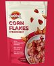 Zerobeli Strawberry Corn 260 g With Real Strawberry Chunks | Delicious Crispy Flakes