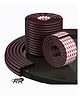 Kids Station Edge Protector for Baby Safety  2m W-Shape Rubber Guard for Sharp Edges  (Brown)