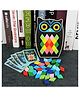 Eduspark Owl Shape Wooden Mosaic Toy  Educational Learning Puzzle for Kids Ages 3+ | Montessori Fine Motor Skills Toy for Color Recognition, Sorting & Creativity
