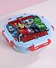 Marvel by SKI Avengers 3-Compartment Insulated Bento Box  Stainless Steel Interior & Spoon - Sky Blue