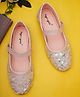 boyz n galz Sequins Embellished Velcro Closure Mary Jane Ballerinas - Pink